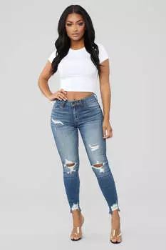 Джинсы Fashion Nova 9554FN, синий