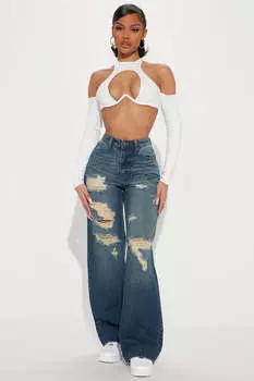 Джинсы Fashion Nova FN1440I599, синий