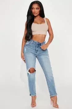 Джинсы Fashion Nova FN22779RI, синий