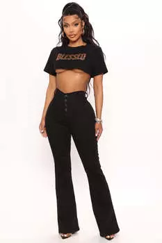 Джинсы Fashion Nova FN22875G73, черный