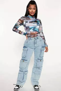 Джинсы Fashion Nova FN22P63623, синий