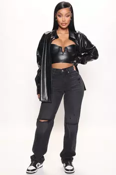 Джинсы Fashion Nova FN23527GB1, черный