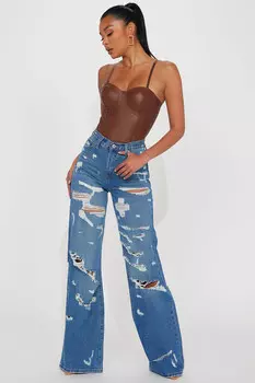 Джинсы Fashion Nova FN24378FT23T, синий