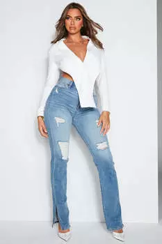 Джинсы Fashion Nova HWSTSL836MDT, синий