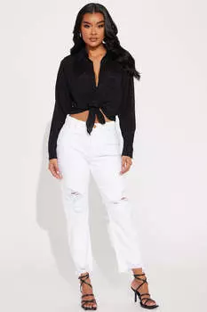 Джинсы Fashion Nova P109893, белый