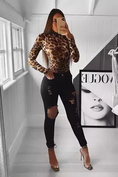 Джинсы Fashion Nova P803, черный