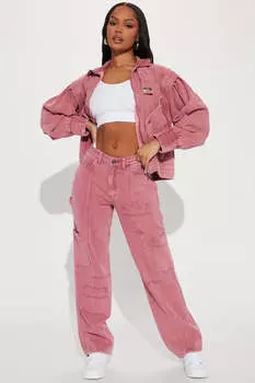 Джинсы Fashion Nova RH032977P, малиновый