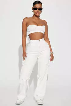 Джинсы Fashion Nova V27525, белый