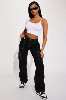 Джинсы Fashion Nova ZDJ1056T, черный