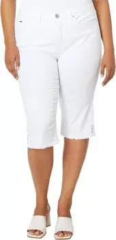 Джинсы FDJ French Dressing Jeans Sunset Hues Denim Olivia Pedal Pusher in White, белый