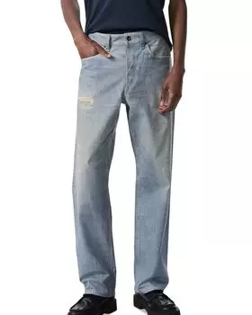 Джинсы Fit 4 Miramar Relaxed Fit Stretch Cotton Canvas в цвете Elmont rag & bone, синий
