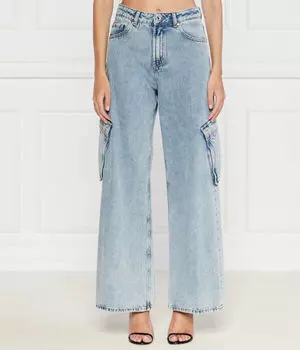 Джинсы Flare fit Hugo, синий