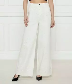 Джинсы Flare fit Liu Jo, экрю