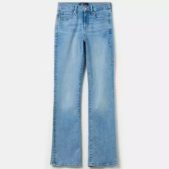 Джинсы flare-fit mini bootcut со средней посадкой на талии Gap, синий