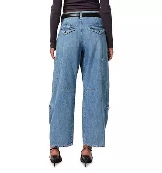 Джинсы Flight High Rise Barrel в цвете Zenith Citizens of Humanity, синий