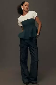 Джинсы Frame с высокой посадкой, rinse