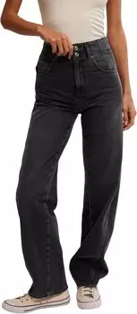 Джинсы Free People Aster Straight, цвет Asteroid