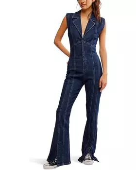 Джинсы Free People Crvy Ring The Alarm One-Piece, цвет Siren