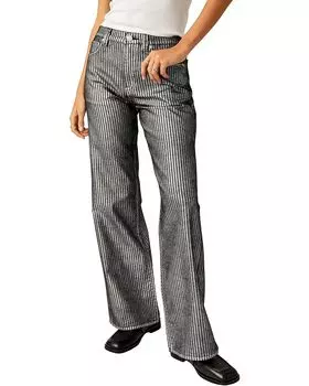 Джинсы Free People Tinsley Metallic Stripe Bootcut, цвет Bowtie