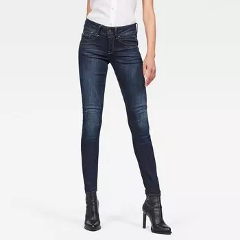 Джинсы G-Star Lynn Mid Waist Skinny, синий
