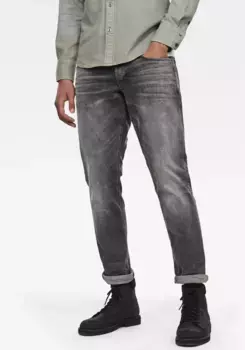 Джинсы G-Star RAW обычного кроя "3301 Straight Tapered", серый