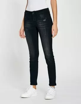 Джинсы Gang Skinny Jeans 94Nele, черный деним