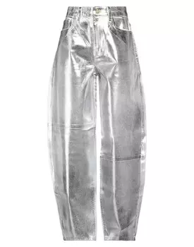 Джинсы Ganni, серебро