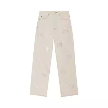 Джинсы GANNI Sparkle Izey Vanilla Ice