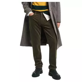 Джинсы Gant Cord Regular Fit, зеленый