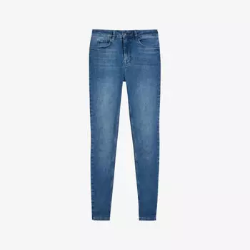 Джинсы Geon скинни из эластичного денима с высокой посадкой Ted Baker, цвет mid-wash