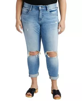 Джинсы girlfriend со средней посадкой carter больших размеров JAG, мульти