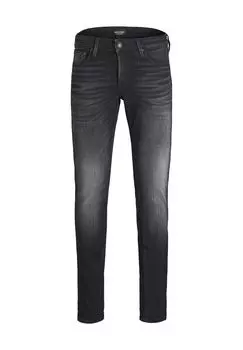 Джинсы Glenn, облегающие, с 5 карманами, мужские Jack & Jones, цвет Black Denim