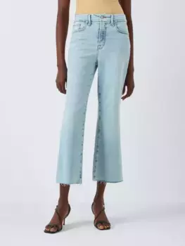 Джинсы Good American Crop Mini Bootcut, цвет indigo 715