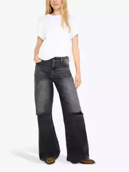 Джинсы Good American Good Ease Relaxed, цвет black 346