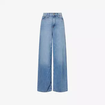 Джинсы Good American с широкими штанинами, синий