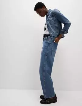 Джинсы Grazer с высокой талией и зауженными щиколотками Marks & Spencer, индиго