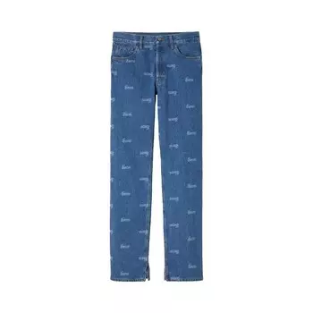 Джинсы Gucci Eco Lasered Denim Jeans Light Blue, синий