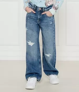 Джинсы Guess Loose Fit с рваным эффектом, синий