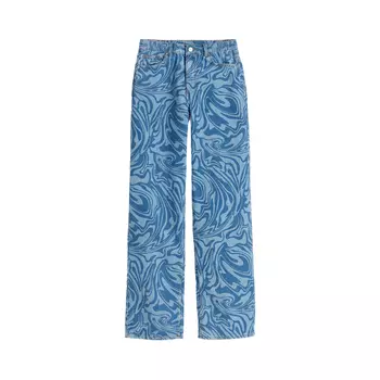 Джинсы H&amp;M 90s Baggy High, голубой