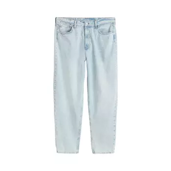 Джинсы H&amp;M+ Mom Loose-fit Ultra High, голубой