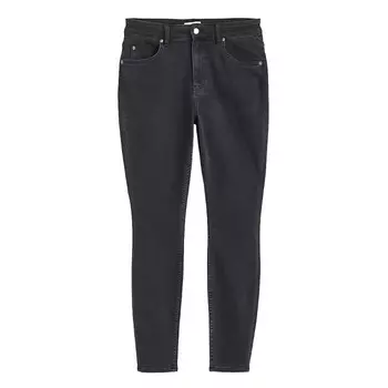 Джинсы H&amp;M Skinny High Ankle +, темно-серый