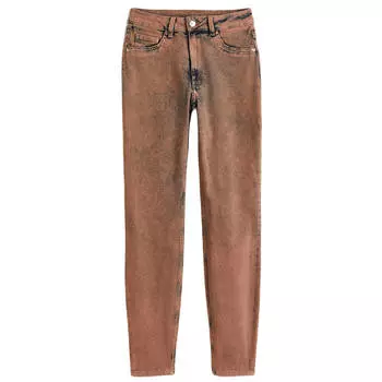 Джинсы H&amp;M Skinny High, коричневый