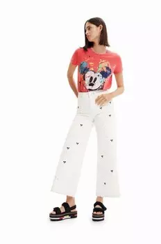 Джинсы х Дисней Desigual, бежевый