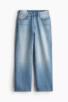 Джинсы H&M A/W 2024 Baggy, голубой