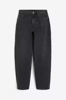 Джинсы H&M Baggy High, черный