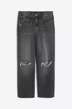Джинсы H&M Baggy Low, черный