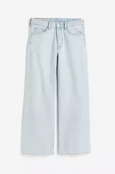 Джинсы H&M Baggy Wide Low, светло-синий