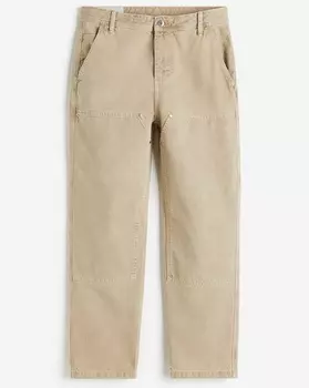 Джинсы H&M Loose, бежевый