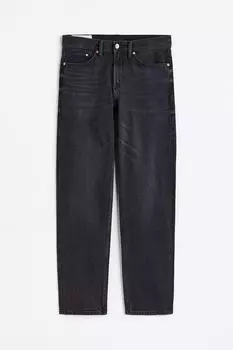 Джинсы H&M Relaxed, черный