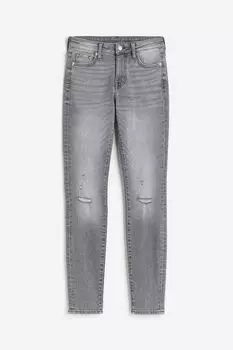 Джинсы H&M Skinny Regular Ankle, серый